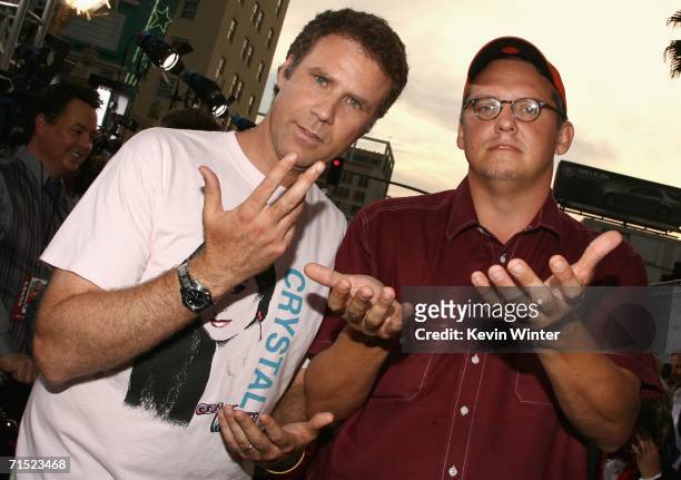 Actor Will Ferrell and drector Adam McKay arrive at the premiere of "Talladega Nights: The Ballad of Ricky Bobby" at Mann's Grauman Chinese Theater...