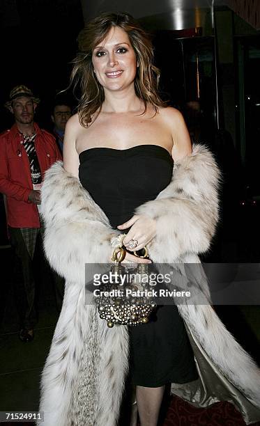 Model Kate Fischer attends the Mandalay Room Launch Party at the The Vegas Hote July 27, 2006 in Sydney, Australia.