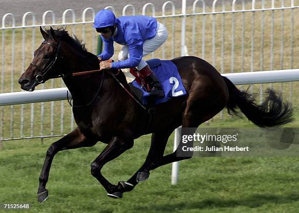 Frankie Dettori and The Godolphin trained Desert Authority score a facile victory in The Williamhillcasino.com Minimum GBP1 Maiden Stakes Race run at...