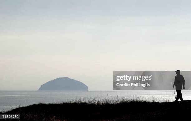 Australia's Graham Marsh stands on the 15th tee during the first round of The Senior British Open 2006 at The Westin Turnberry Resort July 27th, 2006...