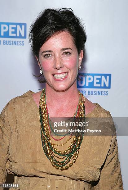 Designer Kate Spade attends OPEN from American Express' "Making a Name for Yourself" at Nokia Theater July 27, 2006 in New York City.