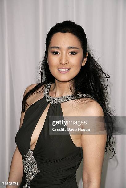 Actress Gong Li arrives at the after party following the European premiere of "Miami Vice" at Sanderson Hotel on July 27, 2006 in London, England.