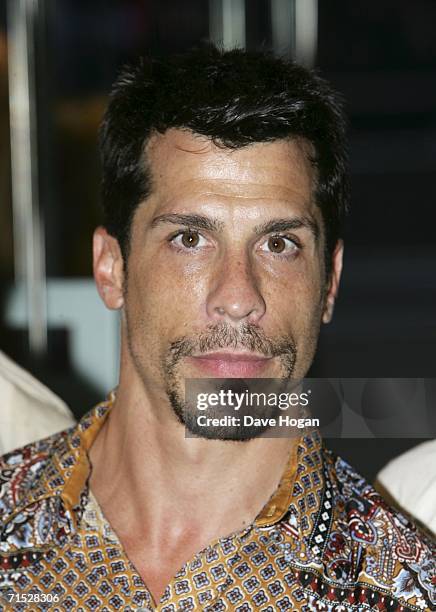 'Totally Boyband' member Danny Wood arrives at the European premiere of "Miami Vice" at Odeon Leicester Square on July 27, 2006 in London, England.