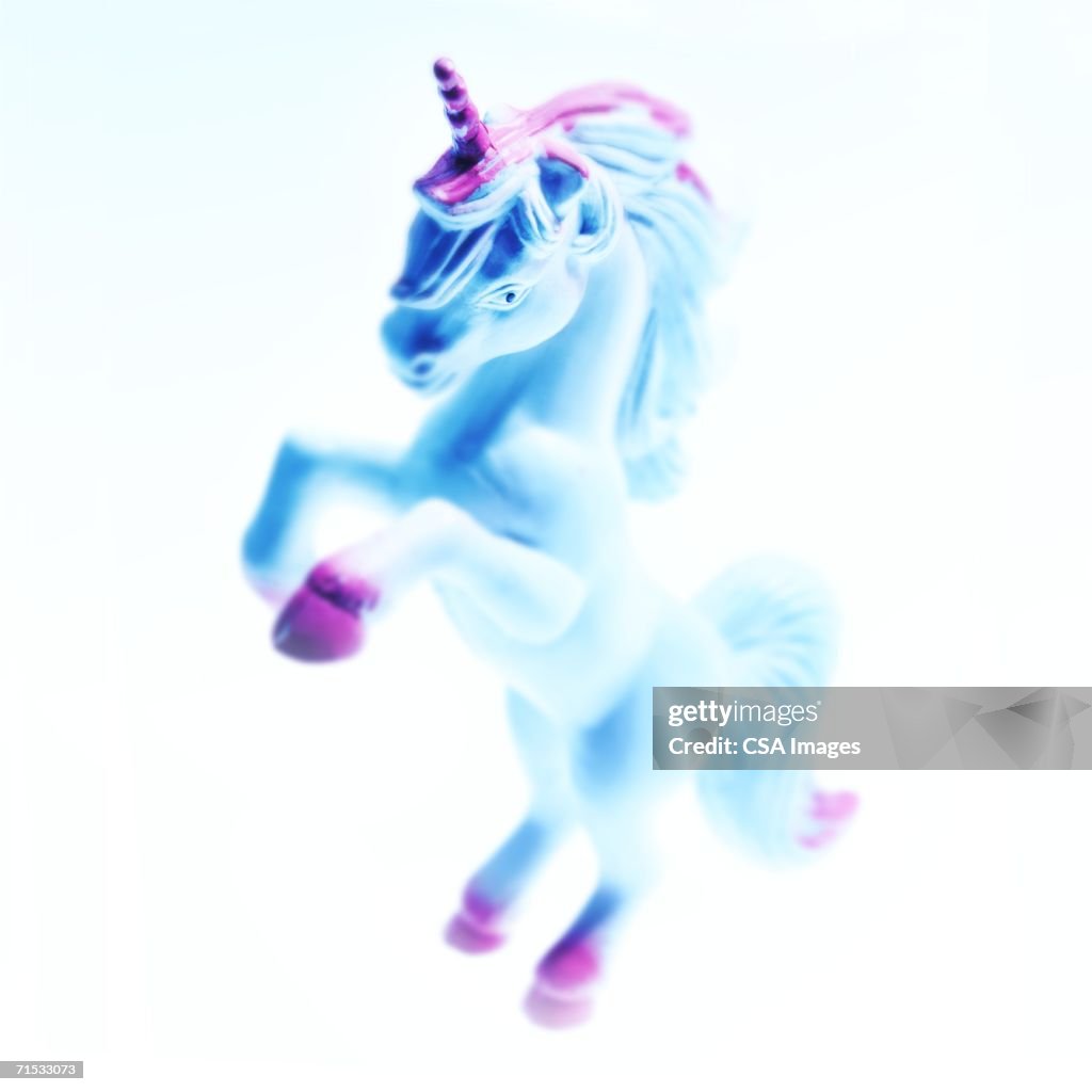 Plastic Toy Unicorn