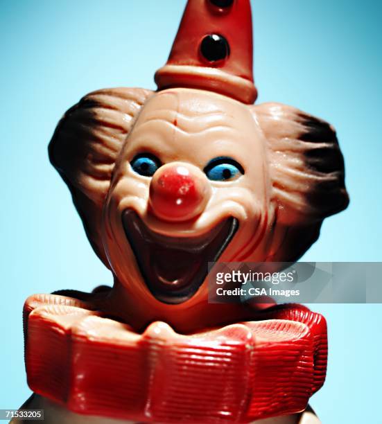 plastic creepy clown head - scary clown 個照片及圖片檔