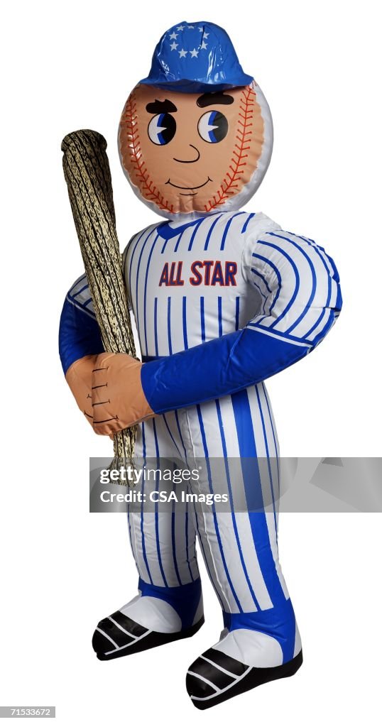 Inflatable Toy Baseball Player