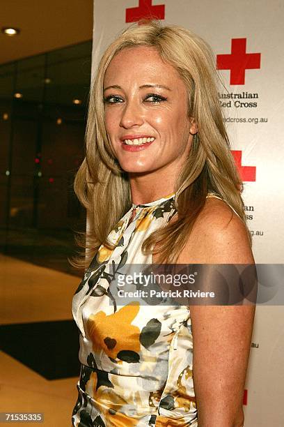 Media personality Amber Petty attends The Australia Red Cross Red Rocks event at the Grand Ballroom-Westin-Sydney July 28, 2006 in Sydney, Australia.