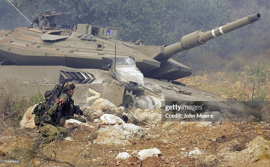 Israeli Forces Battle Hizbollah In Southern Lebanon