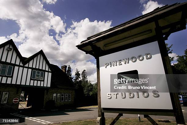 General view of Pinewood studios on July 30, 2006 in Bukinghamshire, England. Eight fire engines tackled a blaze at the renowned film studios at the...
