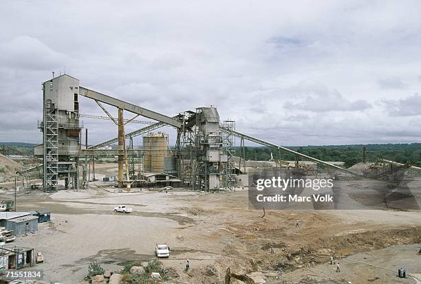 aluminum mill, puerto ordaz, venezuela - bolivar foto e immagini stock