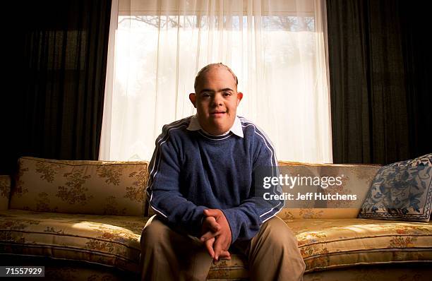 Eli Lewis a high school freshman at Walter Johnson High School in Bethesda, Maryland, poses for a photo December 18, 2005 in Chevy Chase, Maryland....