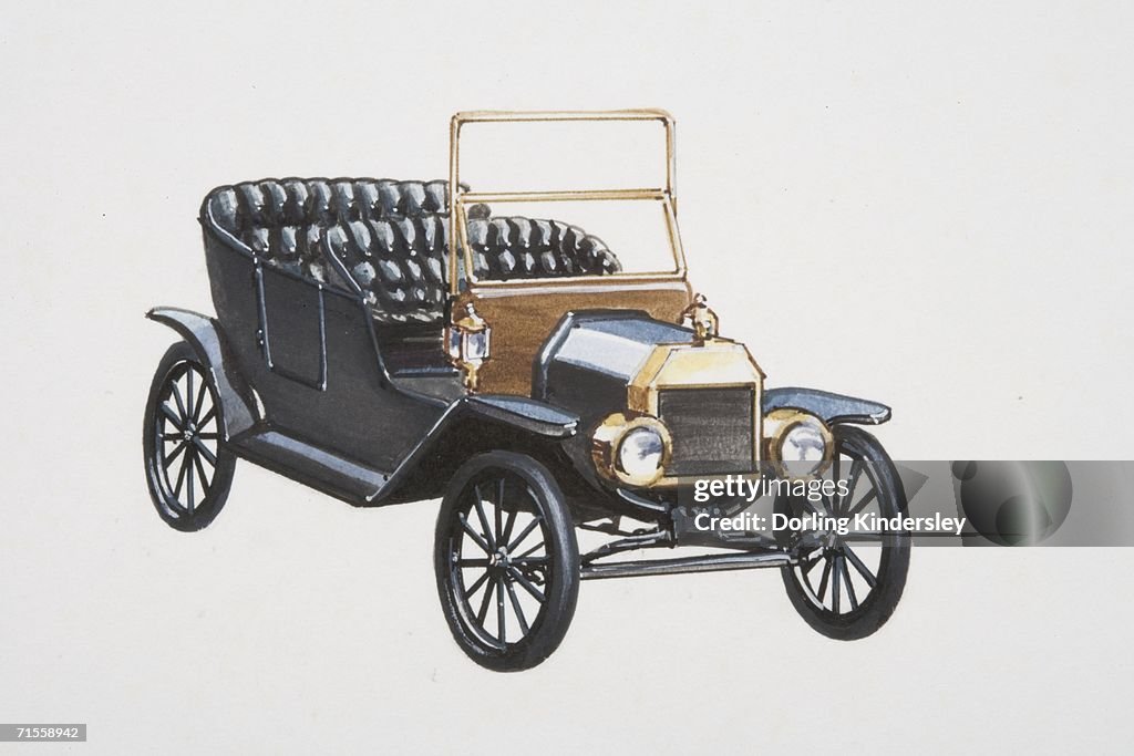 Model T Vector Model T Ford Car Front View High-Res Vector Graphic - Getty Images