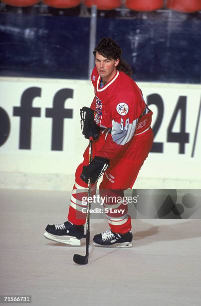 Jaromir Jagr Bauer Czech Republic 1996 World Cup Hockey Vintage Jersey Sz L Rare