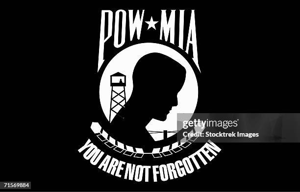 pow-mia flag. - prisoner of war ストックフォトと画像