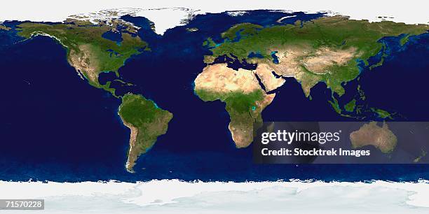 "the blue marble: land surface, ocean color and sea ice." - south america stock pictures, royalty-free photos & images