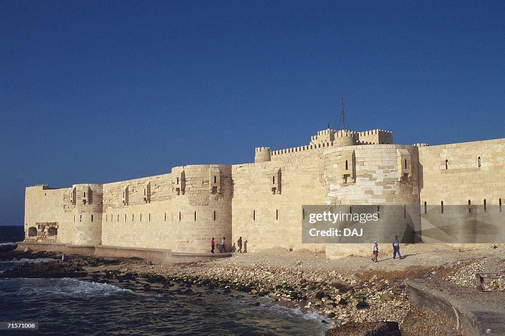 Qait Bai Fort, Egypt, Low Angle View