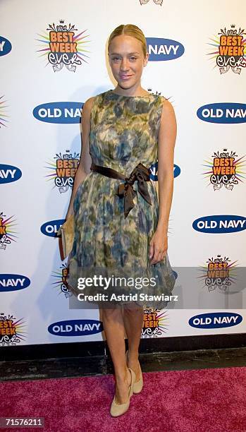 Actress Chloe Sevigny attends the celebration of VH1's 100th episode of Best Week Ever at Club Marquee on August 2, 2006 in New York City.