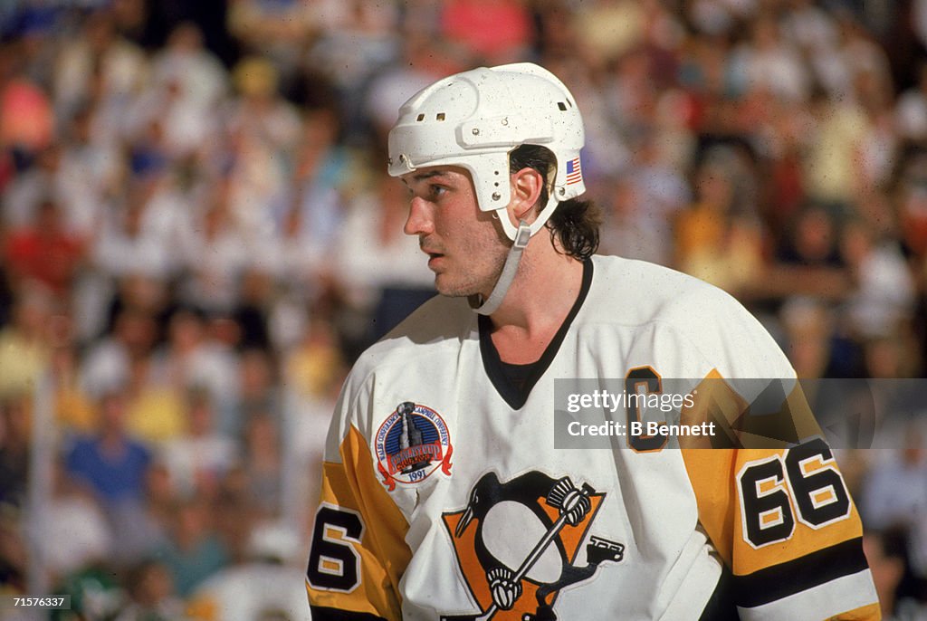 Mario Lemieux At 1991' Stanley Cup