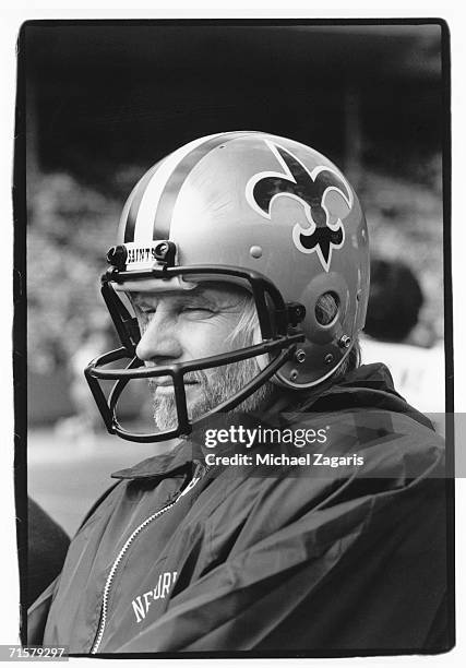 Quarterback Ken Stabler of the New Orleans Saints looks on during the game against the San Francisco 49ers at Candlestick Park on November 13, 1983...