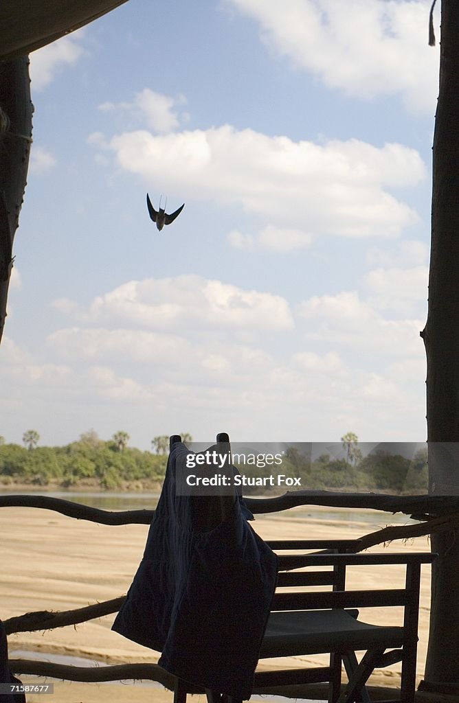 View of the Luangwa Riverbed from Lodge Accommodation