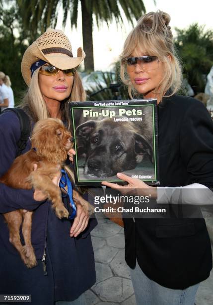 Shane Barbi and Sia Barbi attend the Much Love Animal Rescues Bow Wow Ciao Benefit at the Serra Retreat on August 5, 2006 in Malibu, California