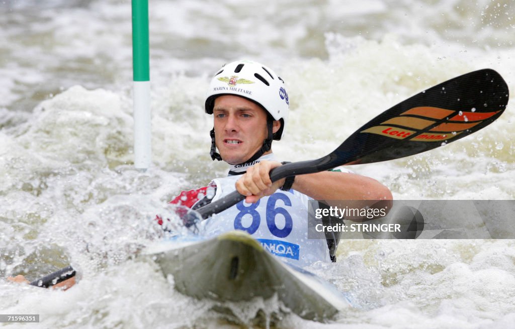 Italy's Stefano Cipressi competes in the