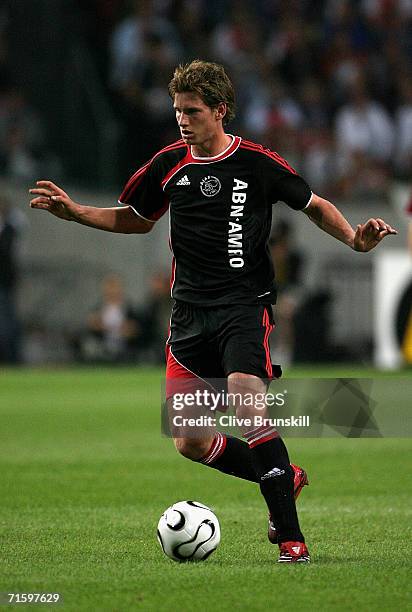 Jan Vertonghen of Ajax in action during the LG Amsterdam Tournament friendly match between Ajax and Internazionale at The Amsterdam Arena on August...