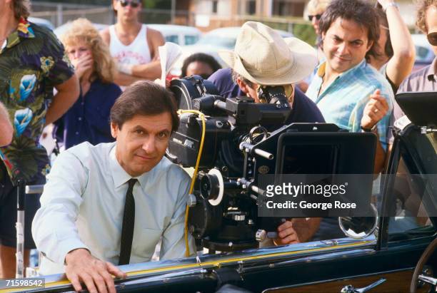 Actor Joseph Bologna poses during the 1987 West Hollywood, California, filming of TV's "Rags to Riches." Married to actress Renee Taylor, Bologna...