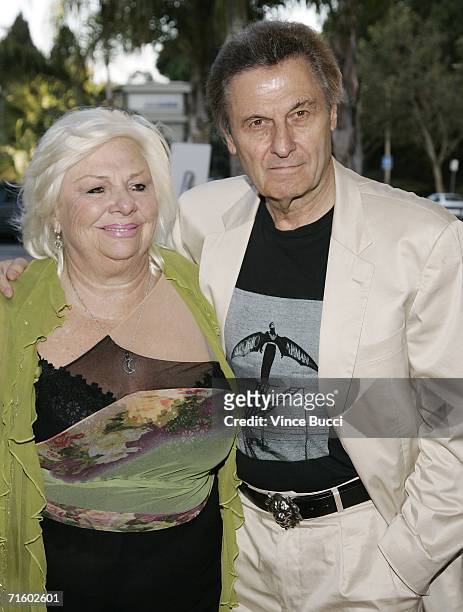 Actress Renee Taylor and actor Joe Bologna attend the tribute "Red Buttons: A Celebration of Life and Laughter" on August 7, 2006 at The Century Club...