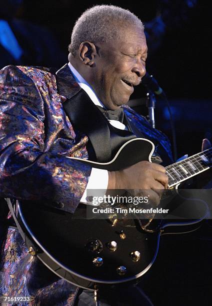 King performing at his "80th Birthday Tour" held at the Mountain Winery on August 9, 2006 in Saratoga, California.