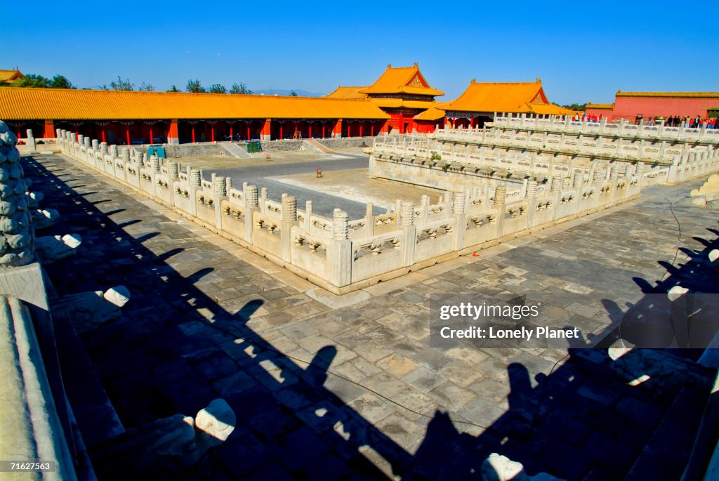 Interior of Forbidden City, Beijing, China