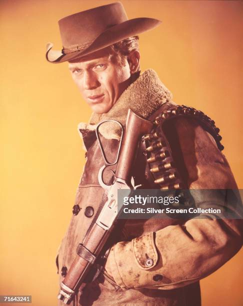 Steve McQueen as Josh Randall in the TV western series 'Wanted: Dead or Alive', 1961.