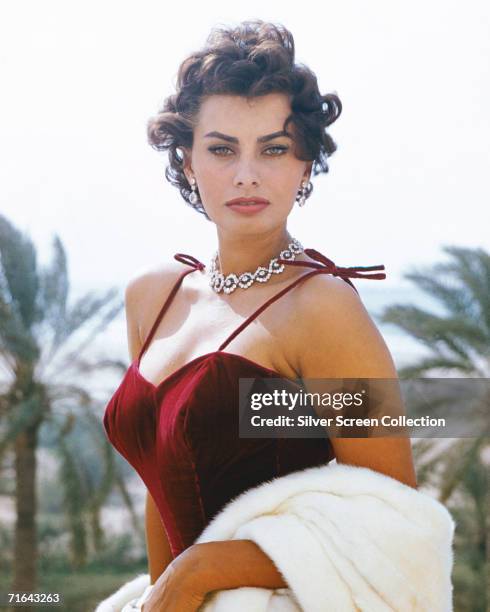 Italian actress Sophia Loren, circa 1965.