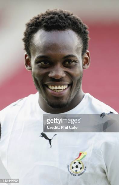 Michael Essien of Ghana during a International Friendly Match between Ghana and Togo at Griffen Park on August 15, 2006 in London, England.
