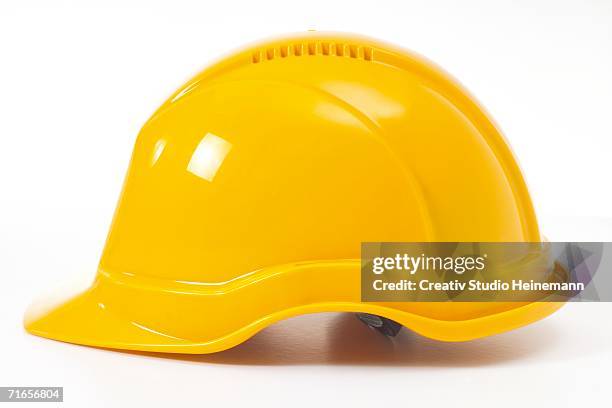 hard hat, close up - hard hat white background stock pictures, royalty-free photos & images