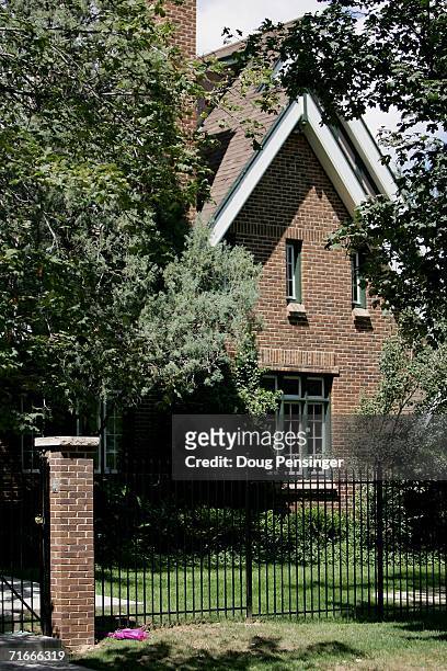 The residence at 749 15th Street, where JonBenet Ramsey was murdered in December is seen August 17, 2006 in Boulder, Colorado. At a news conference...