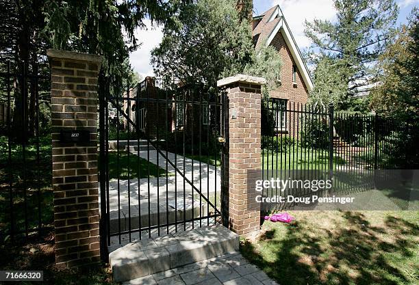 The residence at 749 15th Street, where JonBenet Ramsey was murdered in December is seen August 17, 2006 in Boulder, Colorado. At a news conference...