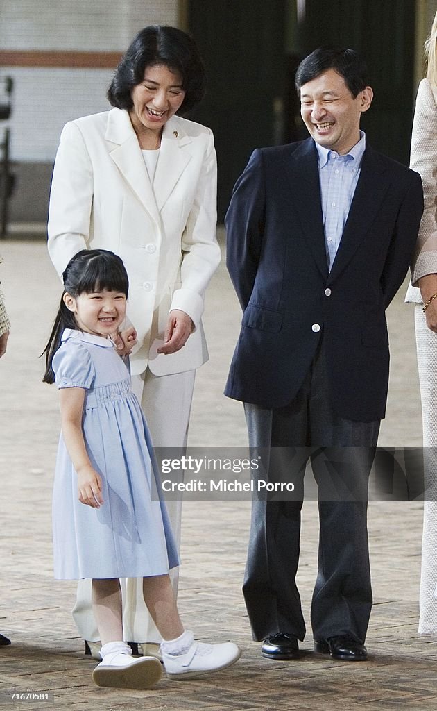 Japanese Royal Family During A Photocall At Dutch Royal Palace