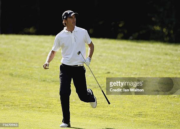 Alejandro Canizares of Spain in action during Round Two of the 2006 Cadillac Russian Open at the Moscow Country Club August 18, 2006 in Moscow,...