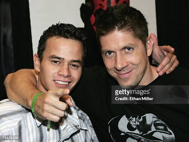 Actor Daniel Logan , who played the young Boba Fett character in the movie "Star Wars: Episode II - Attack of the Clones," and actor Ray Park, who...