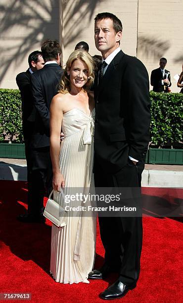 Actor James Denton and wife Erin O Brien arrive at the 2006 Creative Arts Awards held at the Shrine Auditorium on August 19, 2006 in Los Angeles,...