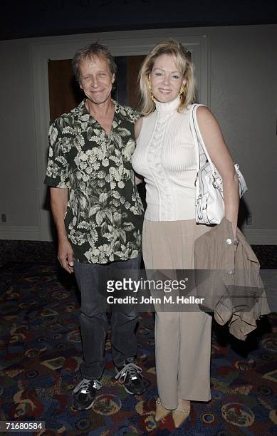 Actors Richard Gilliland and Jean Smart attend the Texas Hold'Em Casino Night Fundraiser for the Caucus Foundation on August 19, 2006 in Hollywood,...
