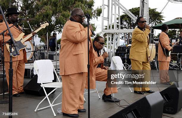 The Blind Boys of Alabama Trey Pierce, Billy Bowers, Clarence Fountain, Jimmy Carter, and Joey Williams perform as part of "FOGG Fest 2006" Festival...