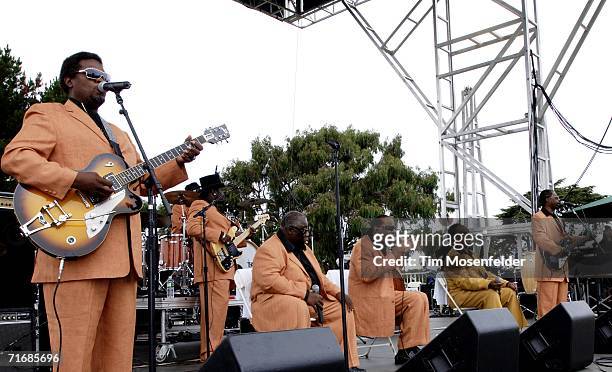 The Blind Boys of Alabama Bobby Butler, Trey Pierce, Billy Bowers, Clarence Fountain, Jimmy Carter, and Joey Williams perform as part of "FOGG Fest...