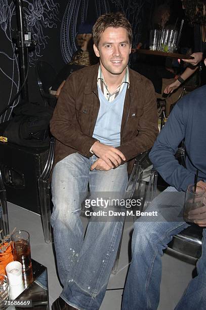 England football player Michael Owen attends the Rolling Stones after show party at Ronnie Wood's home on August 20 in Kingston England.