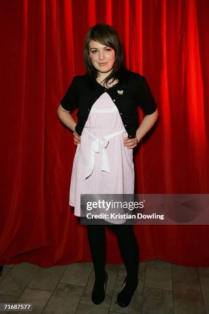 Actress Emily Barclay poses at the after show party following the 48th annual AFI Festival of Film gala opening screening of Suburban Mayhem at the...