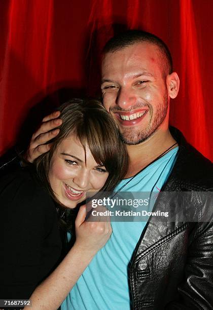 Actress Emily Barclay and DJ Seany B pose together at the after show party following the 48th annual AFI Festival of Film gala opening screening of...