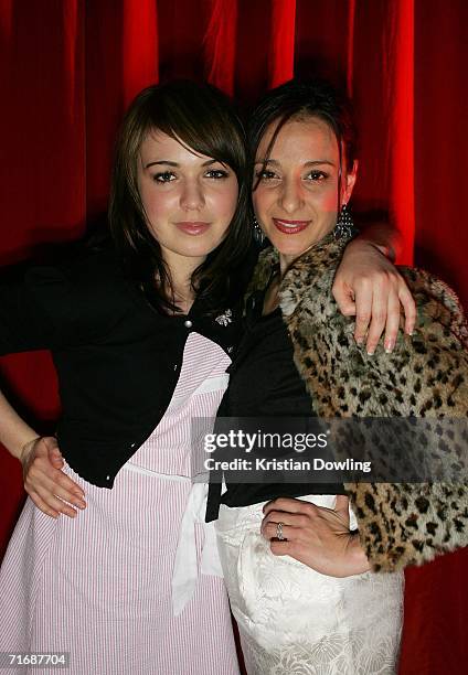 Actresses Emily Barclay and Daniella Farinacci pose together at the after show party following the 48th annual AFI Festival of Film gala opening...