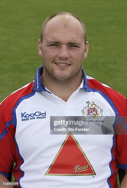 Jason Hobson pictured during the Bristol Rugby Union Photo call at Combe Dingle on August 22, 2006 in Bristol, England.