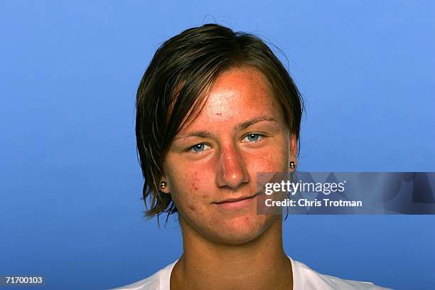 Ivana Lisjak of Croatia poses for a portrait on August 22, 2006 at the USTA Tennis Center in Flushing Meadows in New York City.